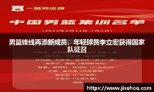 男篮锋线再添新成员，年轻球员李立宏获得国家队征召