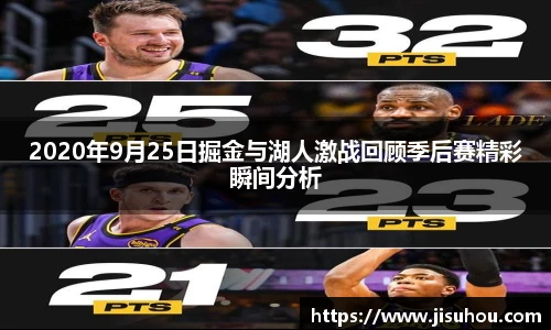 2020年9月25日掘金与湖人激战回顾季后赛精彩瞬间分析